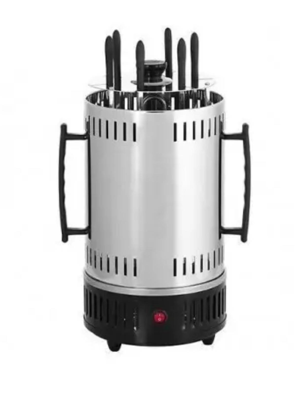 Электрошашлычница Rainberg RB-8612 BBQ на 6 шампуров Черный (8612А) Электрошашлычница Rainberg RB-8612 BBQ на 6 шампуров Черный (8612А)