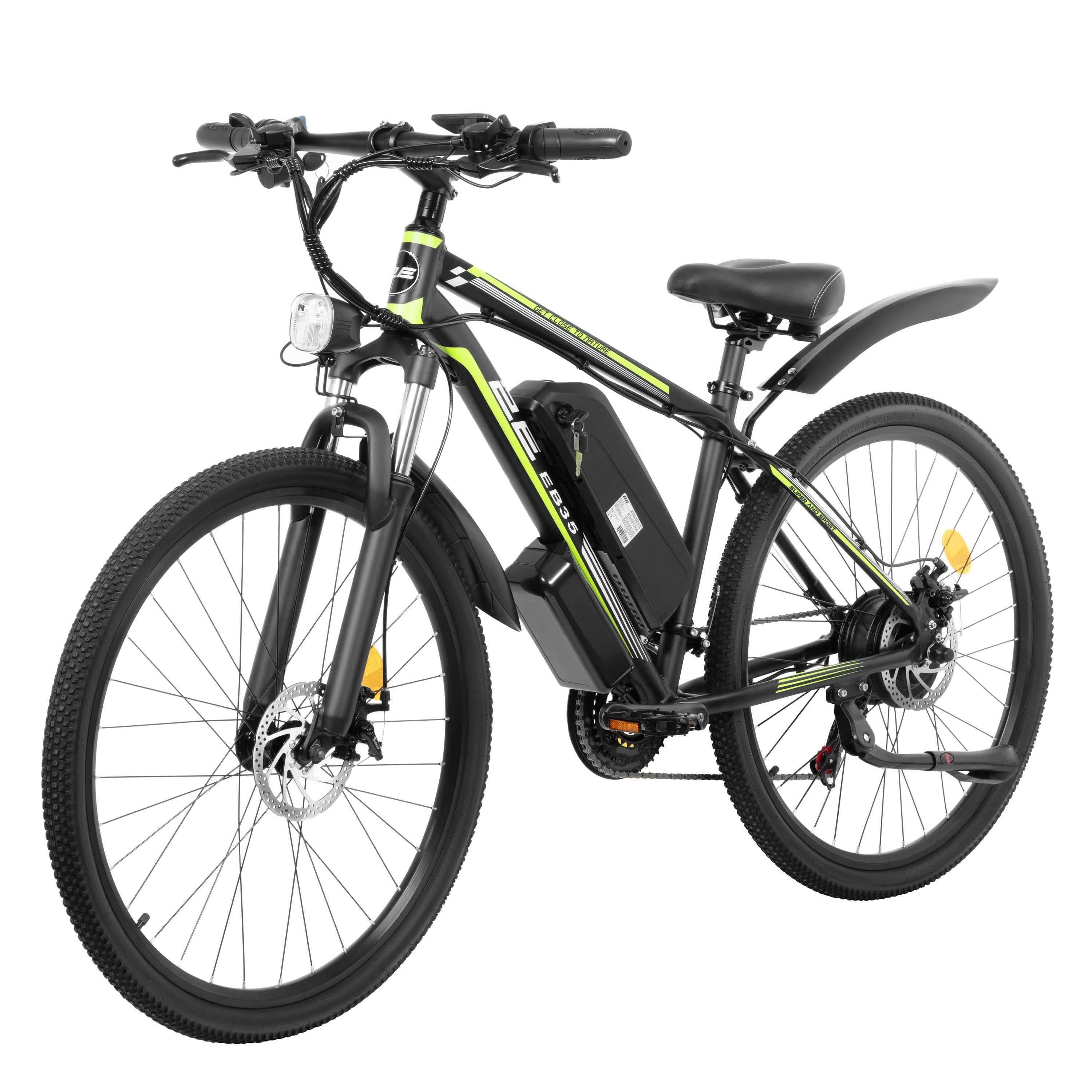 Електровелосипед 2E EB35 d коліс 27,5" 500 Вт Чорний із зеленим (5ab75c21) - фото 5