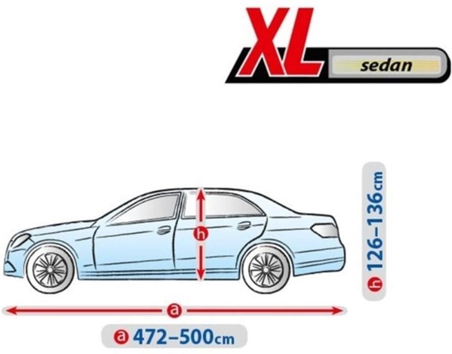 Тент-чехол на автомобиль Kegel Basic Garage Sedan XL 510х178x120 см - фото 2