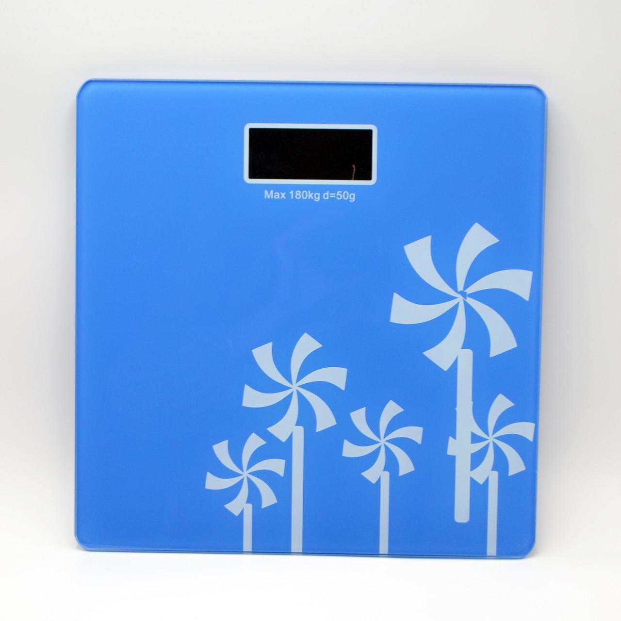 Ваги для підлоги Domotec MS-1604 електронні до 180 кг Blue (iz13406)