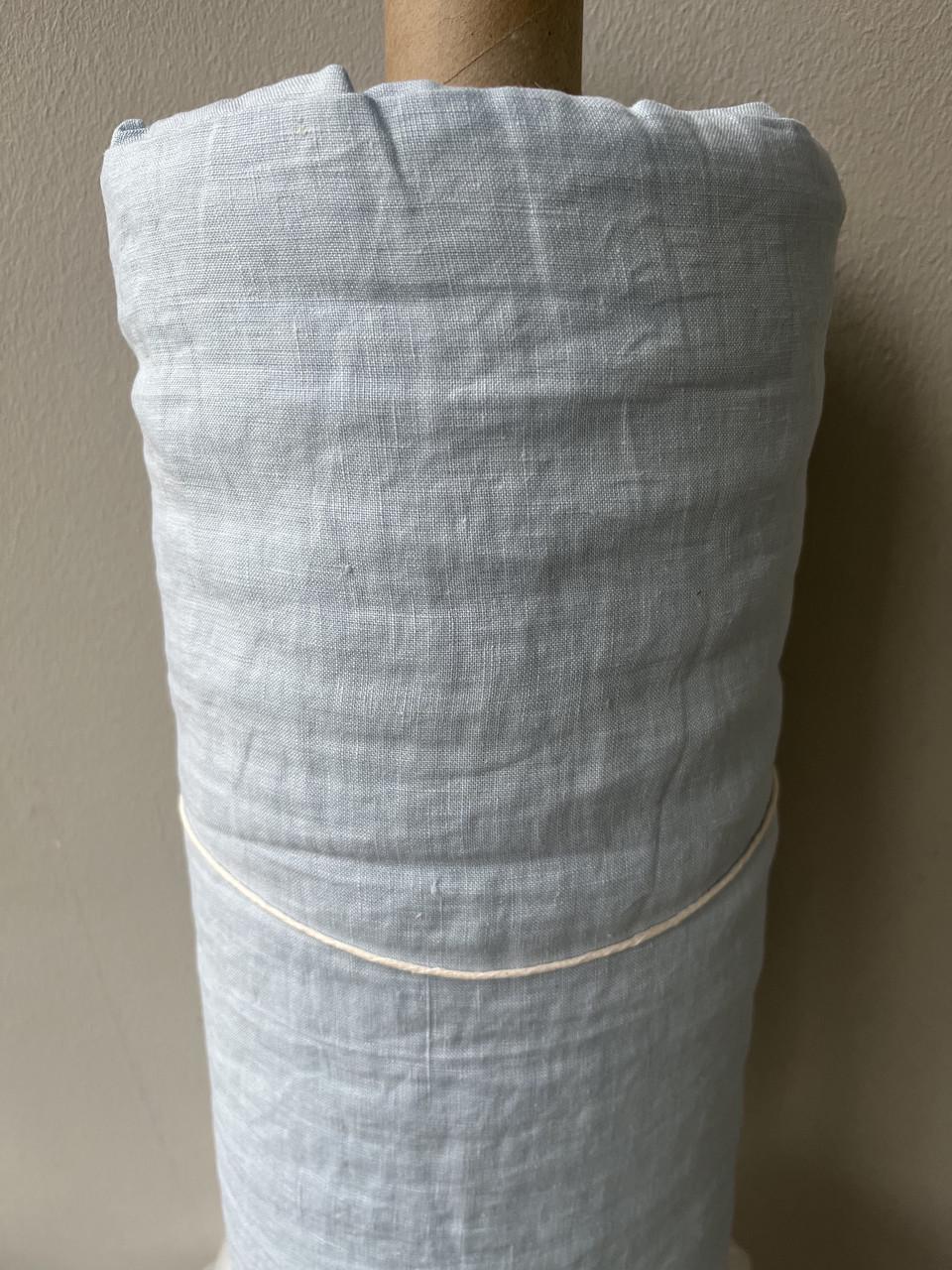 Ткань LINEN PLUS CRASH EFFECT 100% лен 250 см 1347 Небесно-голубой