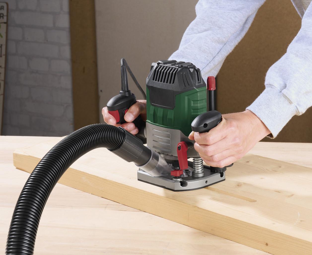 Фрезерний верстат по дереву PARKSIDE POF 1200 E4 з регулюванням швидкості та набором фрез 1200 Вт - фото 9 Фрезерний верстат по дереву PARKSIDE POF 1200 E4 з регулюванням швидкості та набором фрез 1200 Вт - фото 9