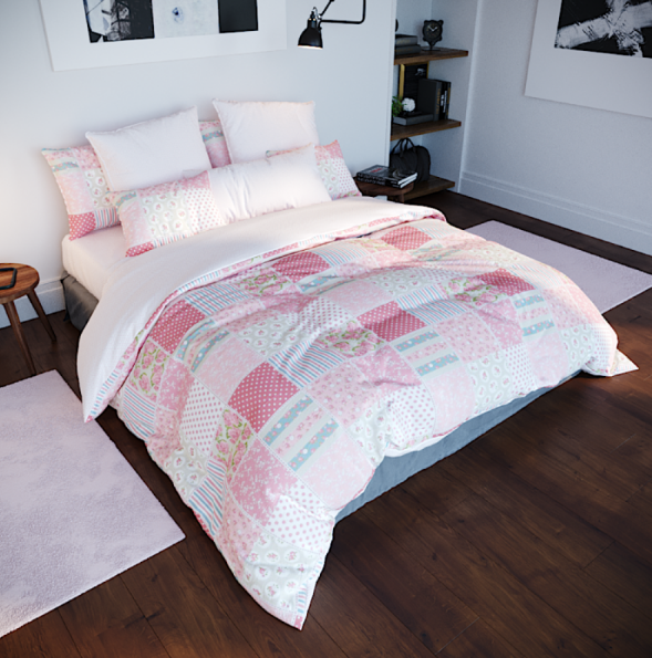 Комплект постельного белья ТЕП євростандарт 276 Розетта 70x70 (CN12032)