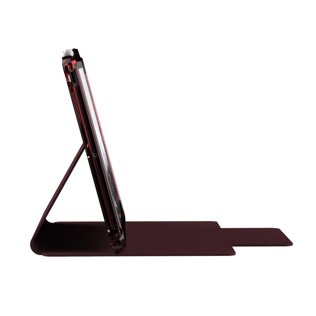 Чехол UAG Lucent для планшета Apple iPad 10,2" 9th Gen 2021 Бордовый (12191N314748) - фото 5 Чехол UAG Lucent для планшета Apple iPad 10,2" 9th Gen 2021 Бордовый (12191N314748) - фото 5