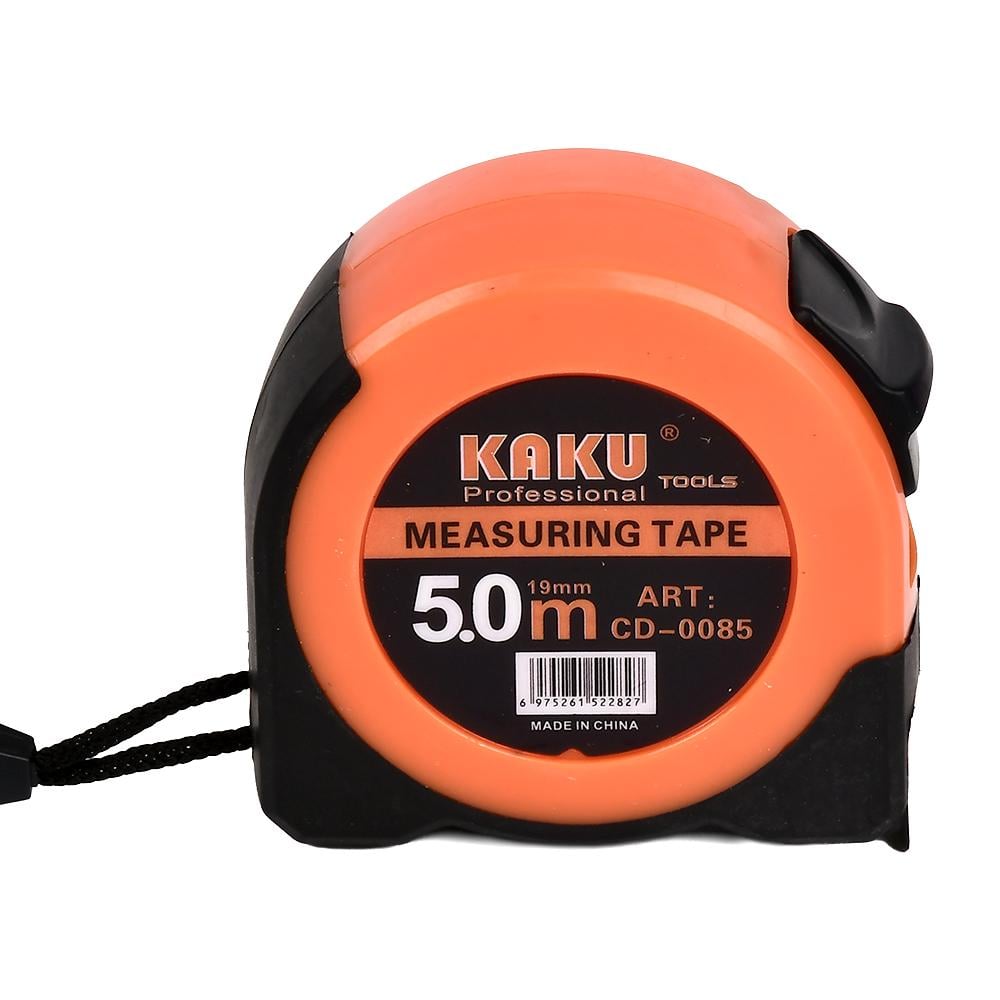 Рулетка для измерения KAKU CD-0085 эргономичный корпус 5 м Оранжевый (R32187-5)