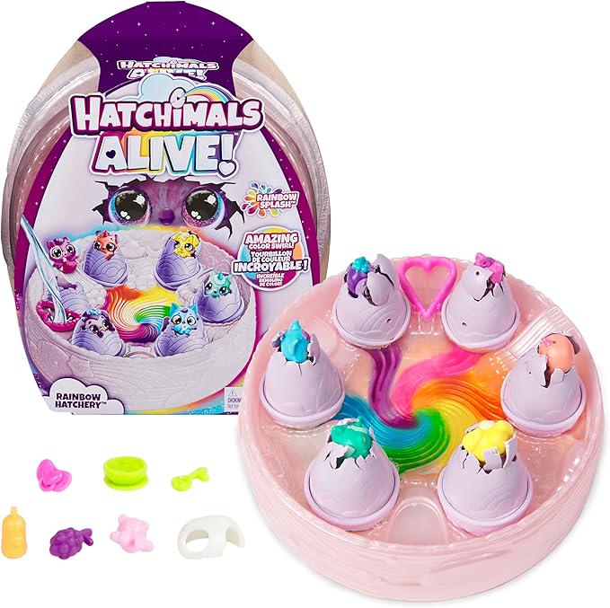 Дитячий ігровий набір Хетчімалс Аліве Hatchimals Alive Rainbow Hatchery Toy (29889525)