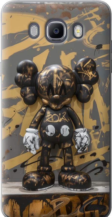 Чехол на Samsung Galaxy J7 (2016) J710F Bronze kaws (6097u-263-42517)