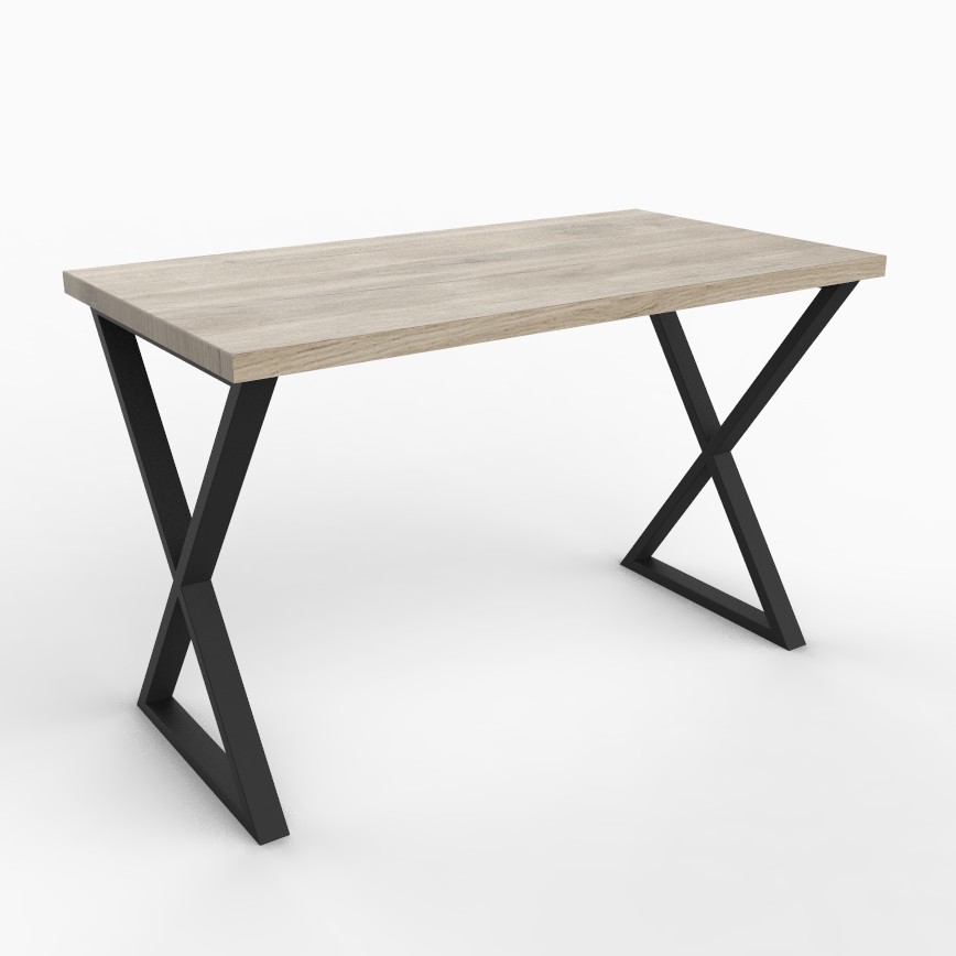 Стол письменный Loft Lab Union 1200х650х755х36 мм Дуб Крафт Серый (10270)