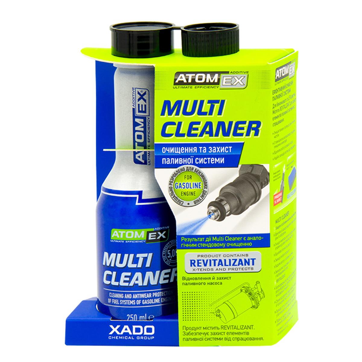 Очиститель топливной системы XADO бензин ATOMEX Multi Cleaner 250 мл