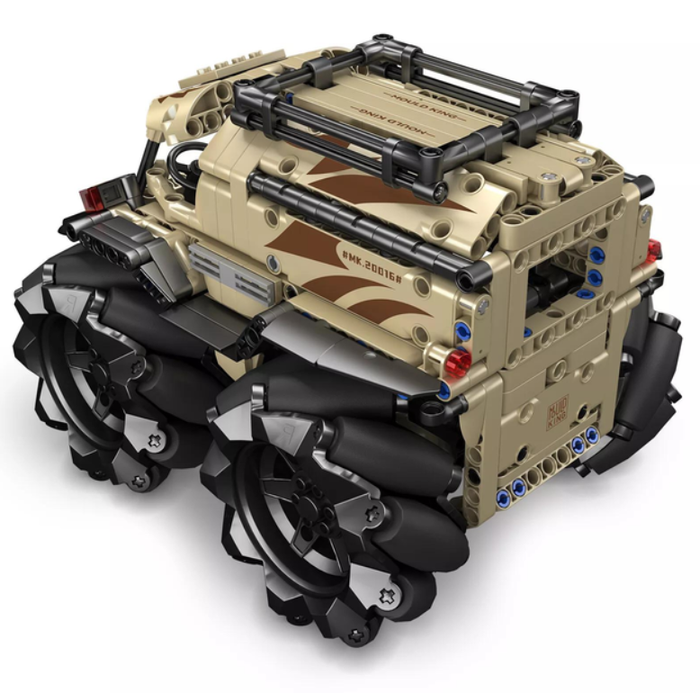 Конструктор-машина на радиоуправлении MOULD KING Mecanum внедорожник 617 дет. (20016) - фото 5 Конструктор-машина на радиоуправлении MOULD KING Mecanum внедорожник 617 дет. (20016) - фото 5