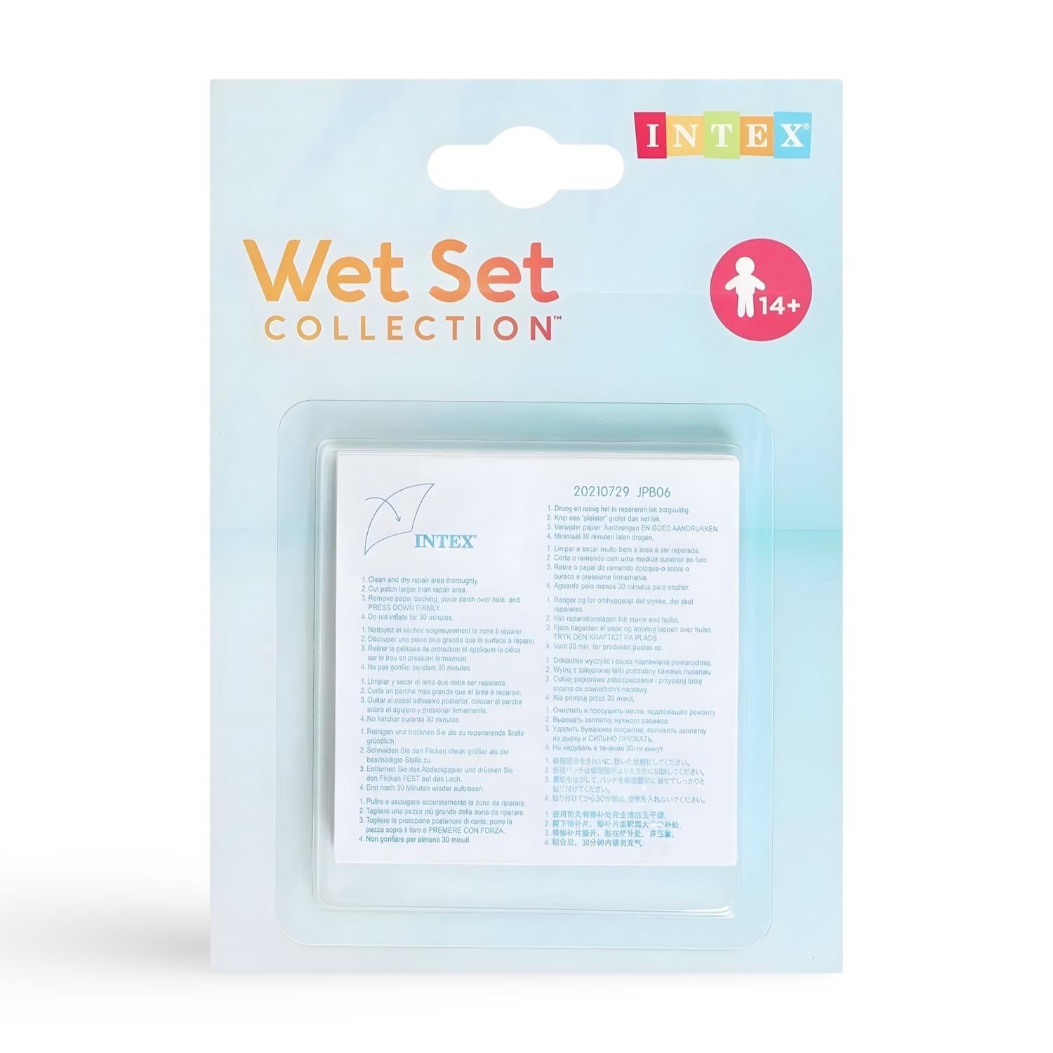 Рем-комплект самоклеющийся Intex 59631 для надувных изделий 6 заплаток 7х7 см