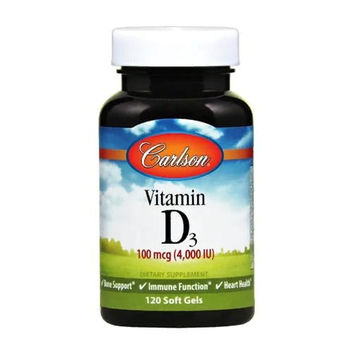 Витамин D Carlson Labs Vitamin D 4000 IU 120 Soft Gels Витамин D Carlson Labs Vitamin D 4000 IU 120 Soft Gels