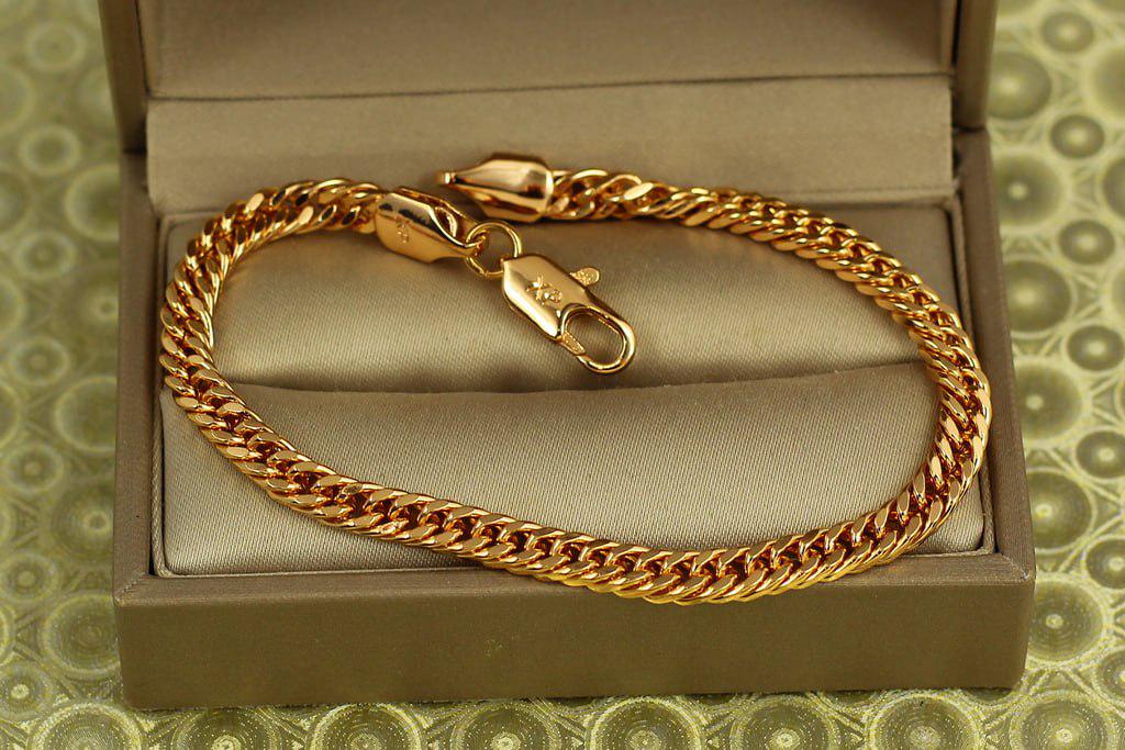 Браслет Xuping Jewelry Кобра 19 см 4 мм Золотистый (29165384)