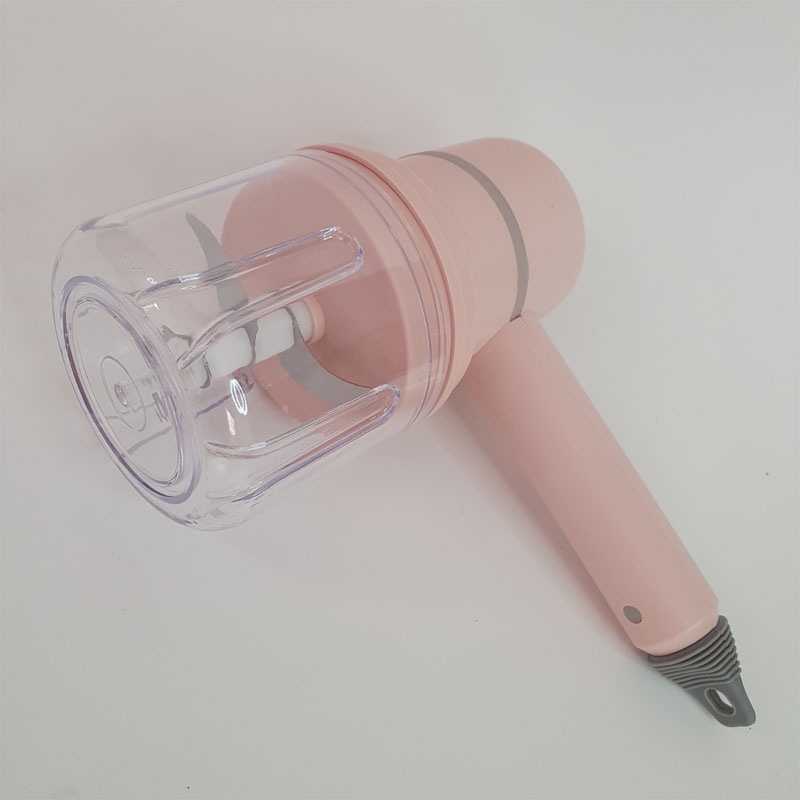 Міксер UKC 6706 подрібнювач 2в1 ручний бездротовий USB 1200 mAh Pink (23678409) - фото 3