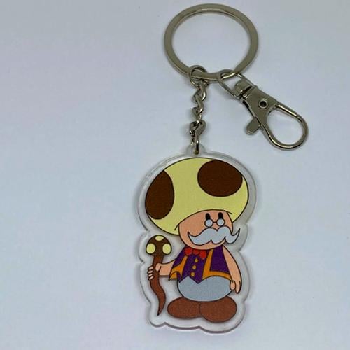 Брелок акриловый Toadsworth Super Mario в подарочной уп. (3375)