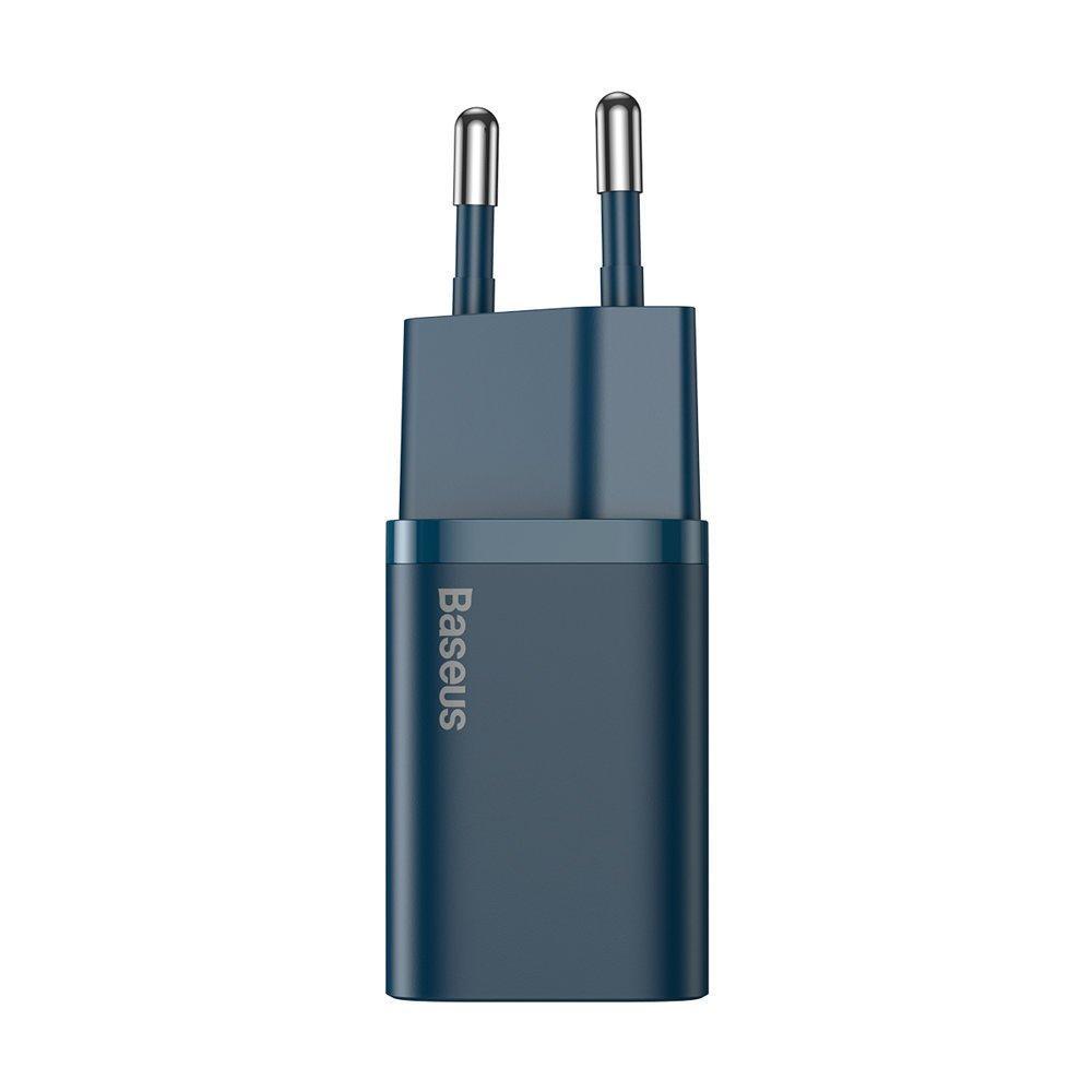 Зарядний пристрій мережевий BASEUS Super Si Quick Charger 1C 20W EU Blue (CCSUP-B03) - фото 3