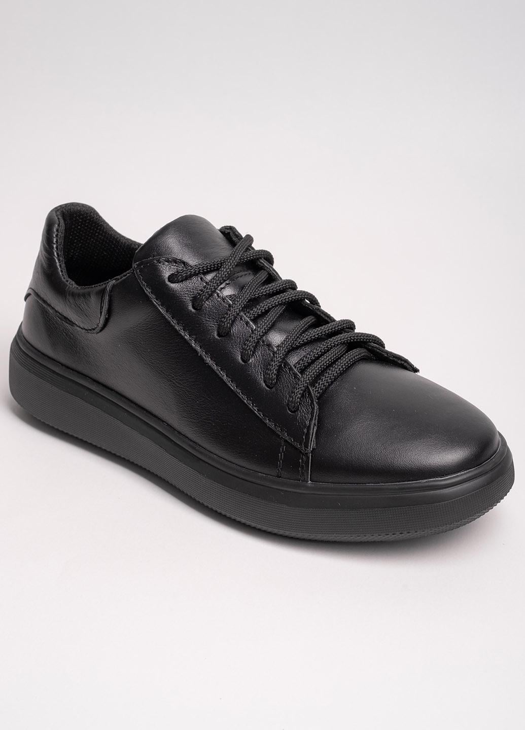 Кеды женские кожаные Fashion K9-1 340764 р. 39 Черный
