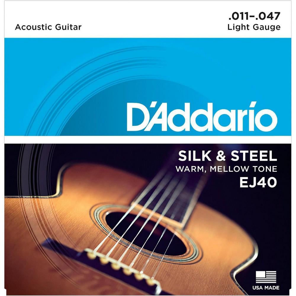 Струни DAddario EJ40 Silk & Steel 11-47 Light (1013)