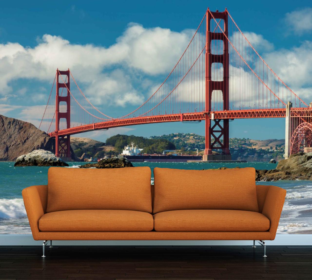 Фотообои флизелиновые для спальни/зала/кухни моющиеся Красивая набережная