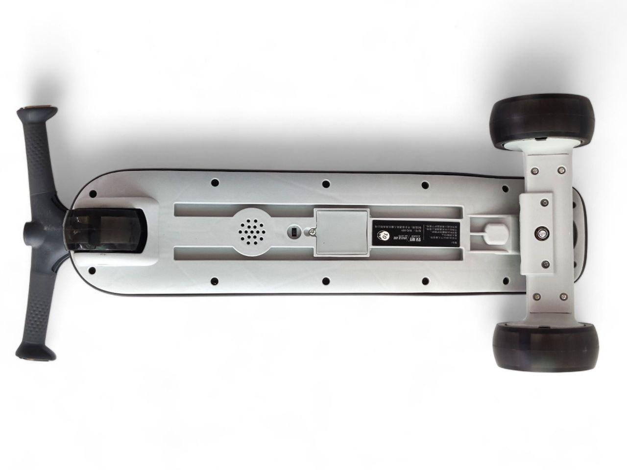 Детский самокат трехколесный Z.Gan MTG009A складной со звуковыми/световыми эффектами Черный (MTG009Ar-s3) - фото 4