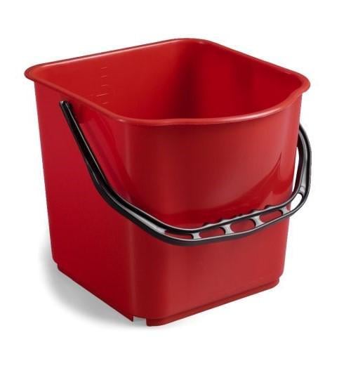 Ведро Filmop пластиковое с ручкой 25 л Красный (8107B)
