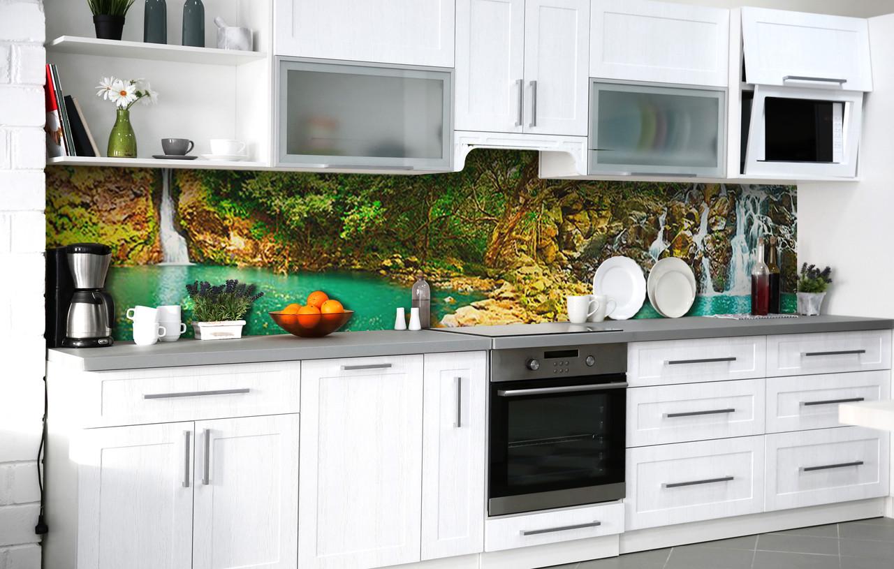 Кухонный фартук Звон струящейся воды виниловый самоклеющийся 65х250 см Кухонный фартук Звон струящейся воды виниловый самоклеющийся 65х250 см