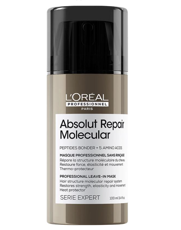 Маска для молекулярного восстановления волос L'Oreal Absolut Repair Molecular для слабого и крашеного 100 мл (54224)