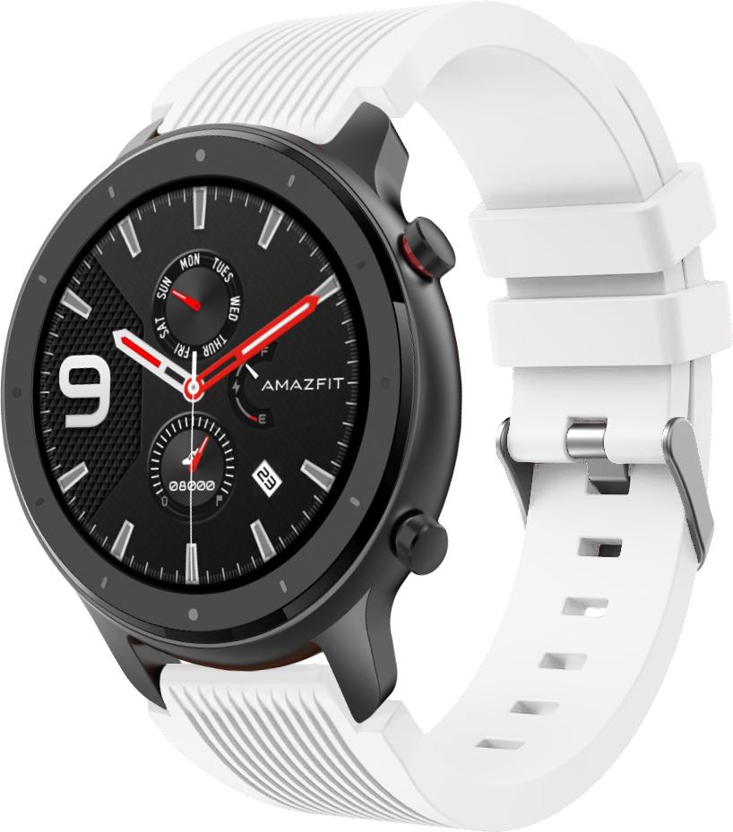Ремешок Line для Amazfit GTR 47 мм White (29481) - фото 1 Ремешок Line для Amazfit GTR 47 мм White (29481) - фото 1