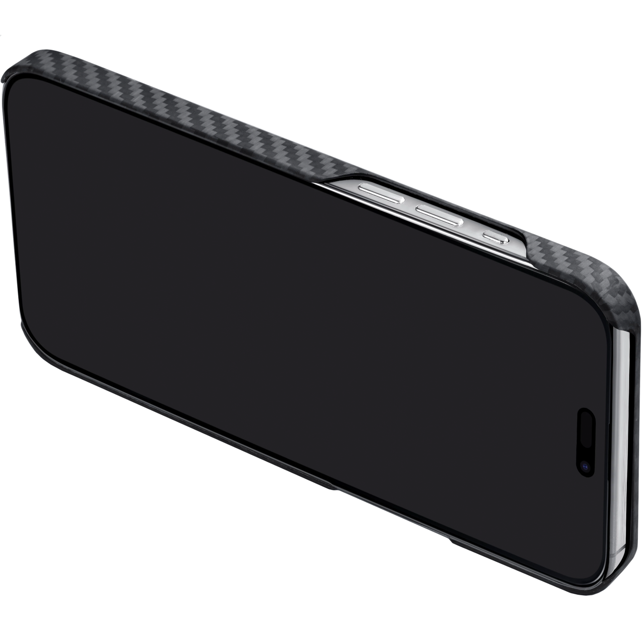 Чохол накладка Pitaka MagEZ Case 4 Twill 1500D for iPhone 15 Pro Max, Black/Grey (KI1501PM) - фото 8