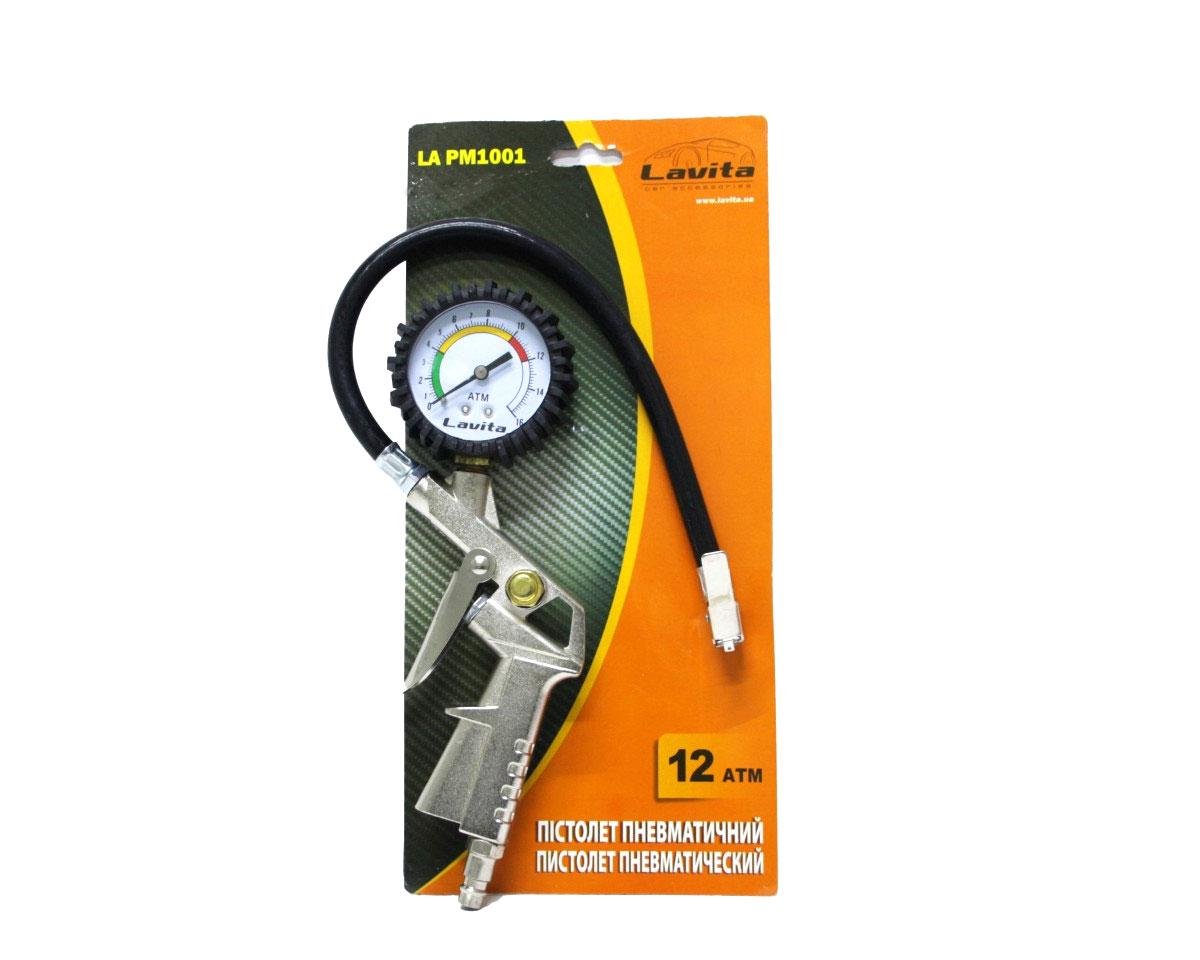 Пистолет для подкачки шин LA PM1001 0-12 АТМ соединение Euro 1/4" (9635473)