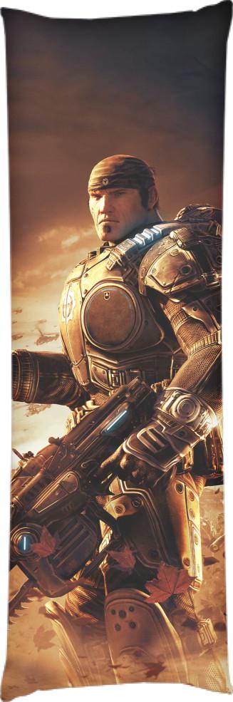 Подушка дакимакура Gears of War 11 60x180 см (14099867)