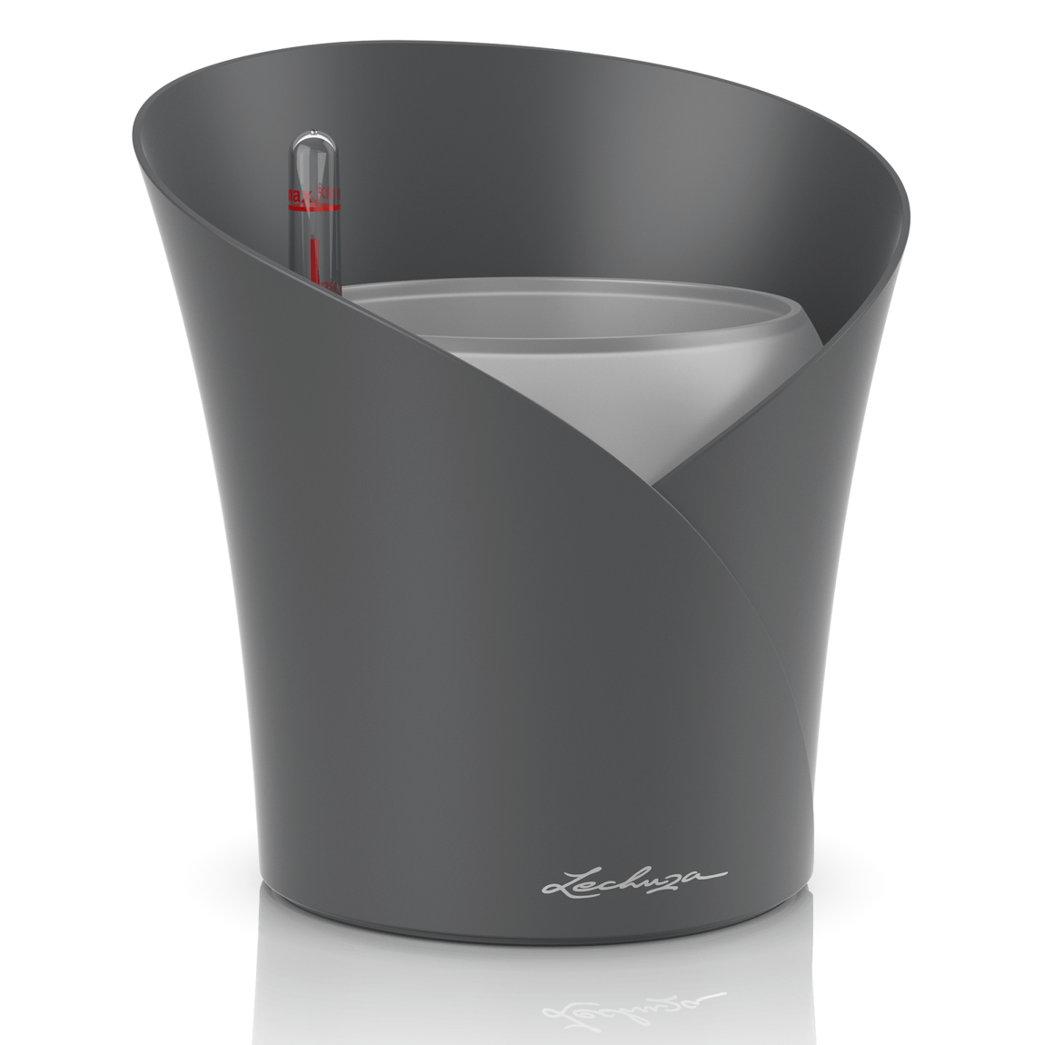 Горшок умный Lechuza Orchidea 20 18х18х20 см Серый (13961)