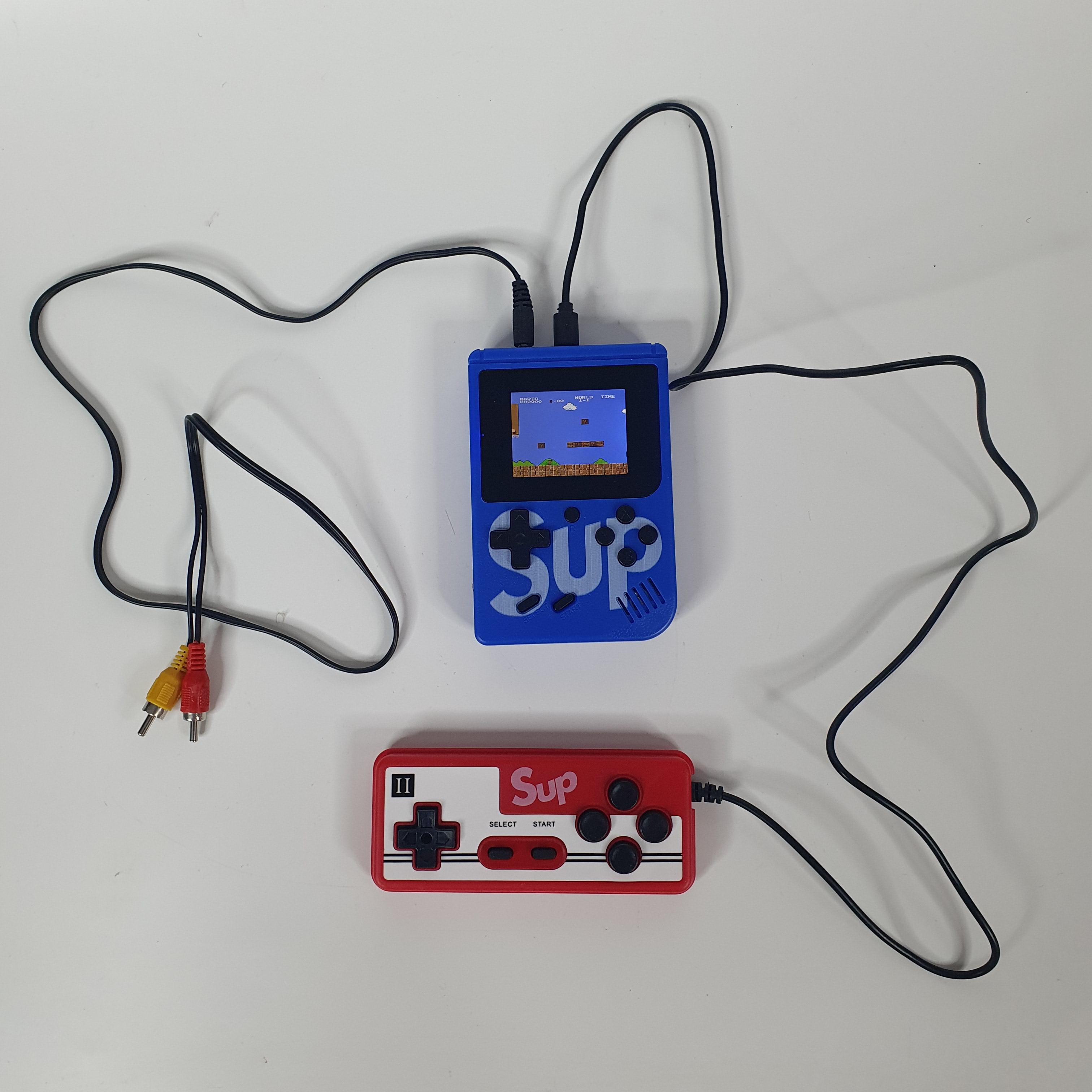 Ігрова приставка Retro Game Sup box 400 ігор з джойстиком (F04-R40-RedBlue)