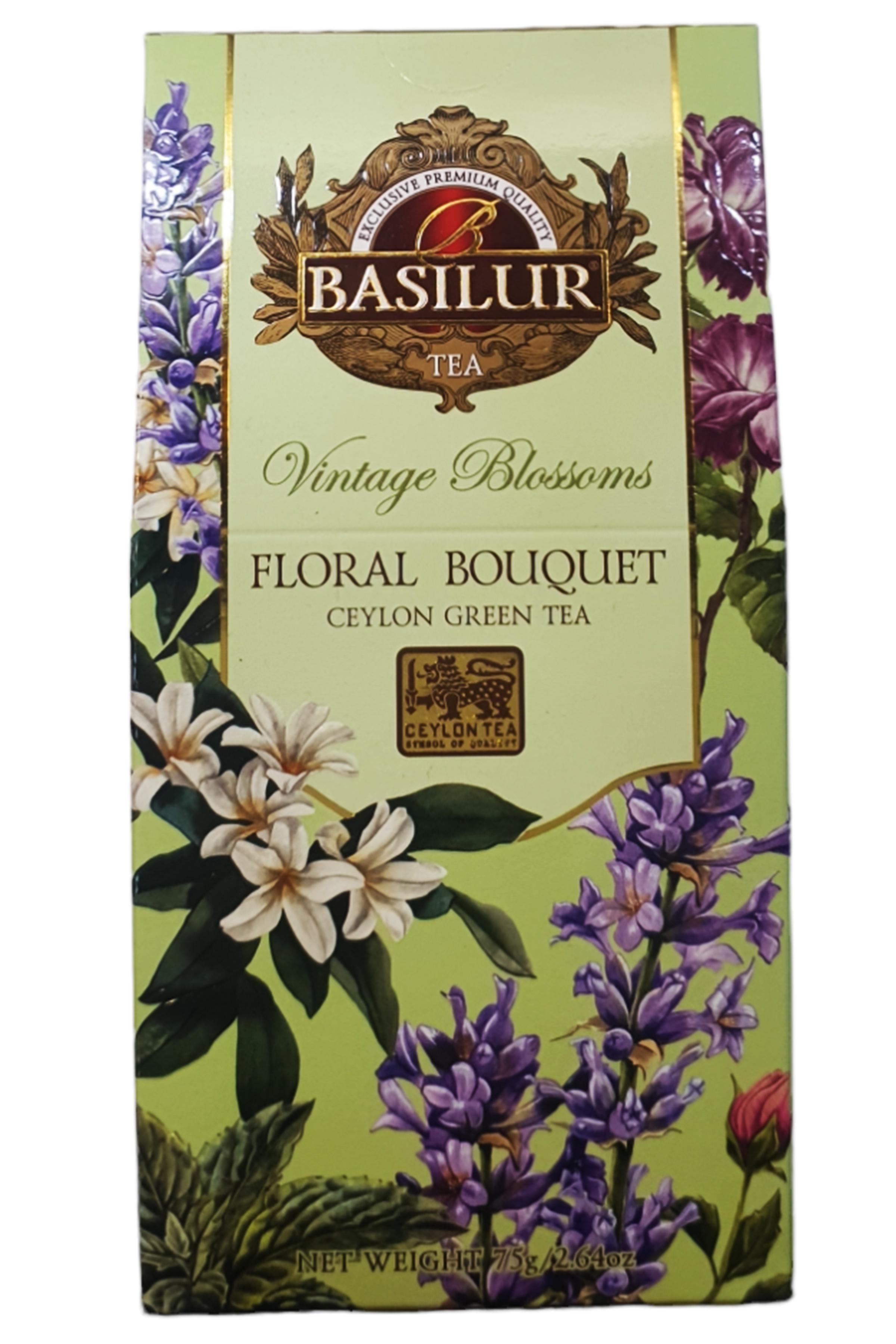Чай зеленый Basilur Винтажные цветы Цветочный букет 75 г (58127) - фото 3 Чай зеленый Basilur Винтажные цветы Цветочный букет 75 г (58127) - фото 3