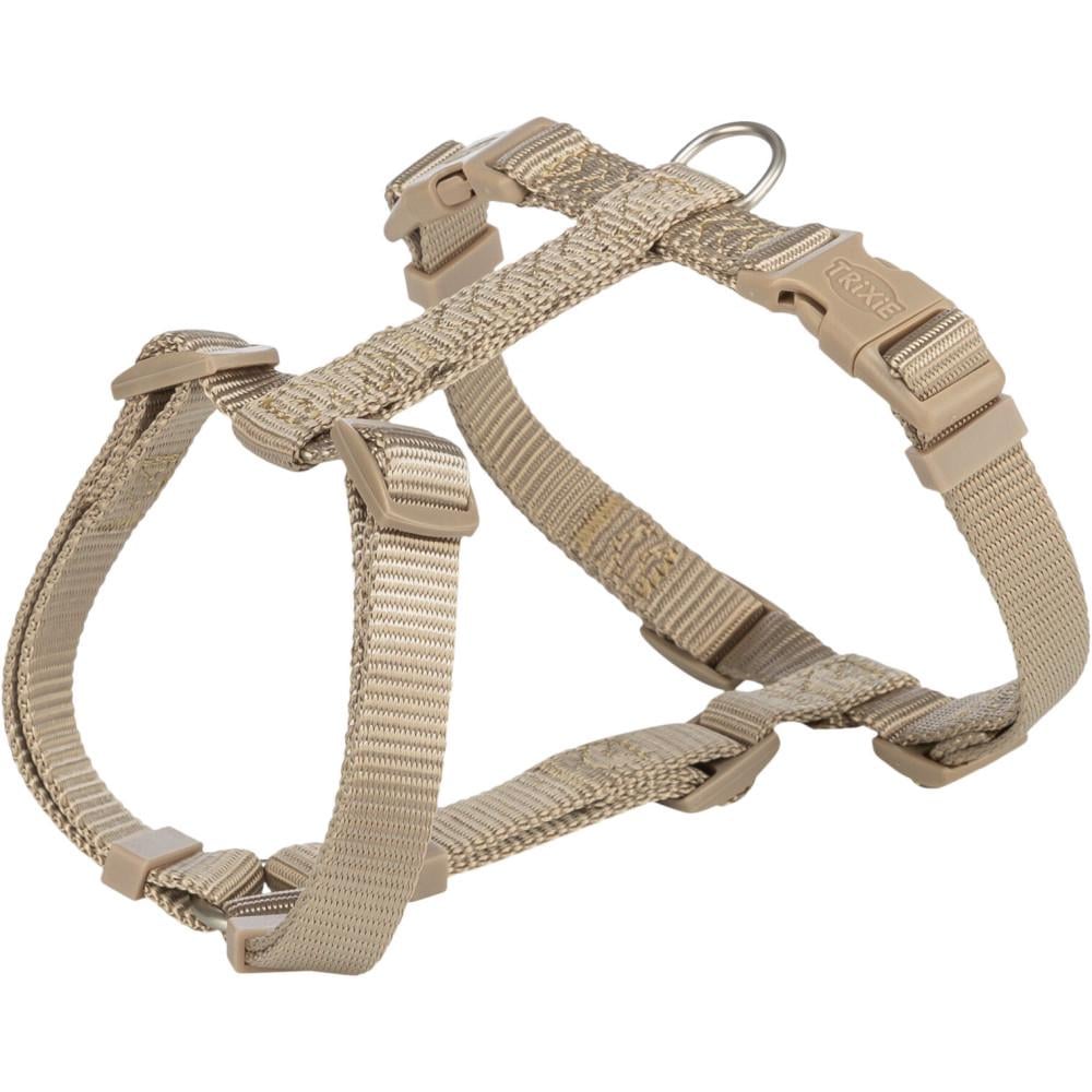 Шлея для собак Trixie Premium H-harness M-L 52-75 см 20 мм Песочный (203436)