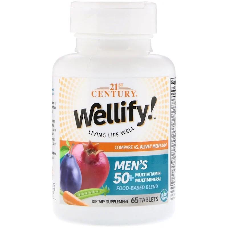ᐉ Витамины 21st Century Wellify Men's 50+Multivitamin Multimineral 65 ...