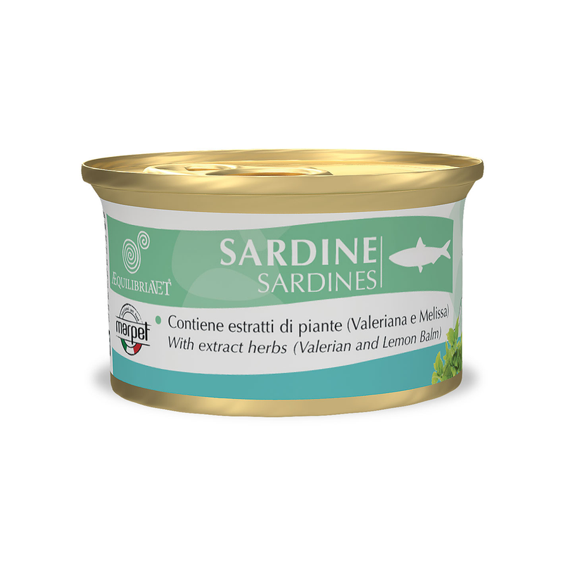 Корм влажный Marpet Aequilibriavet для кошек с сардиной 85 г