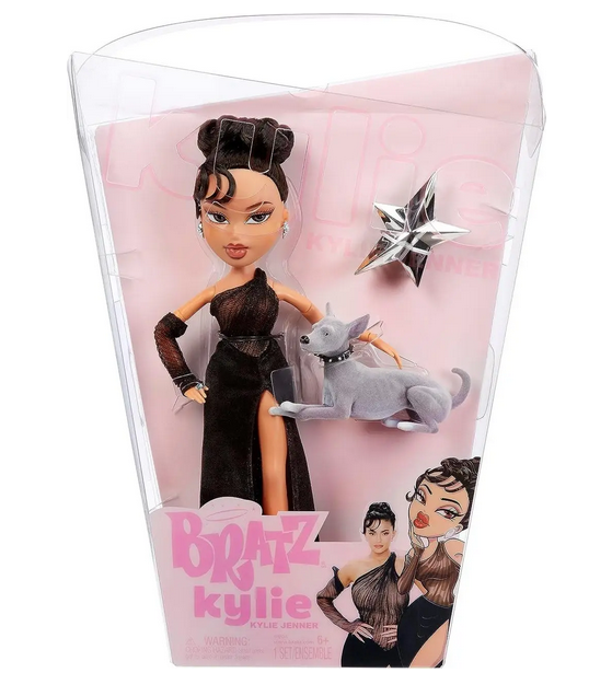 Кукла Bratz Kylie Jenner Night Fashion Doll Братц Кайли Дженнер с итальянской борзой