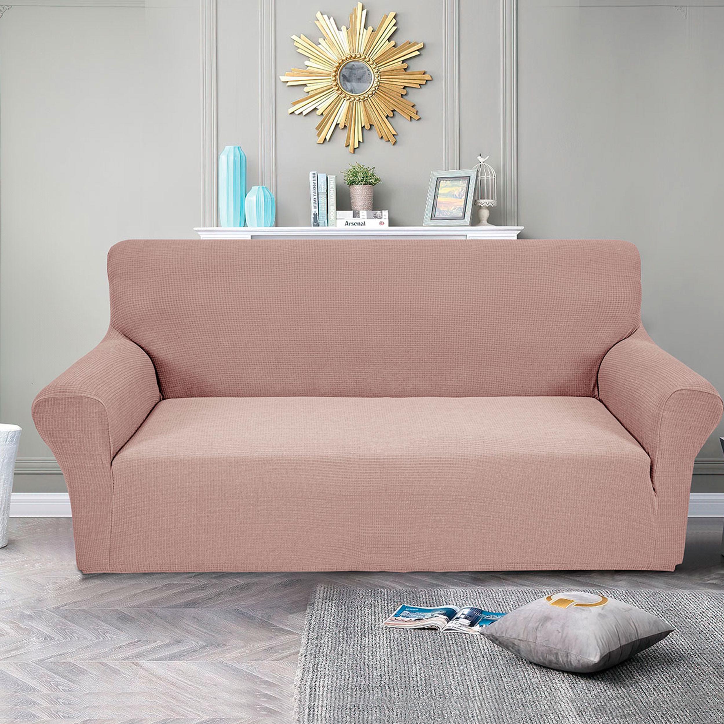 Чохол на диван тримісний Love You Corn Fleece Капучино (81181)