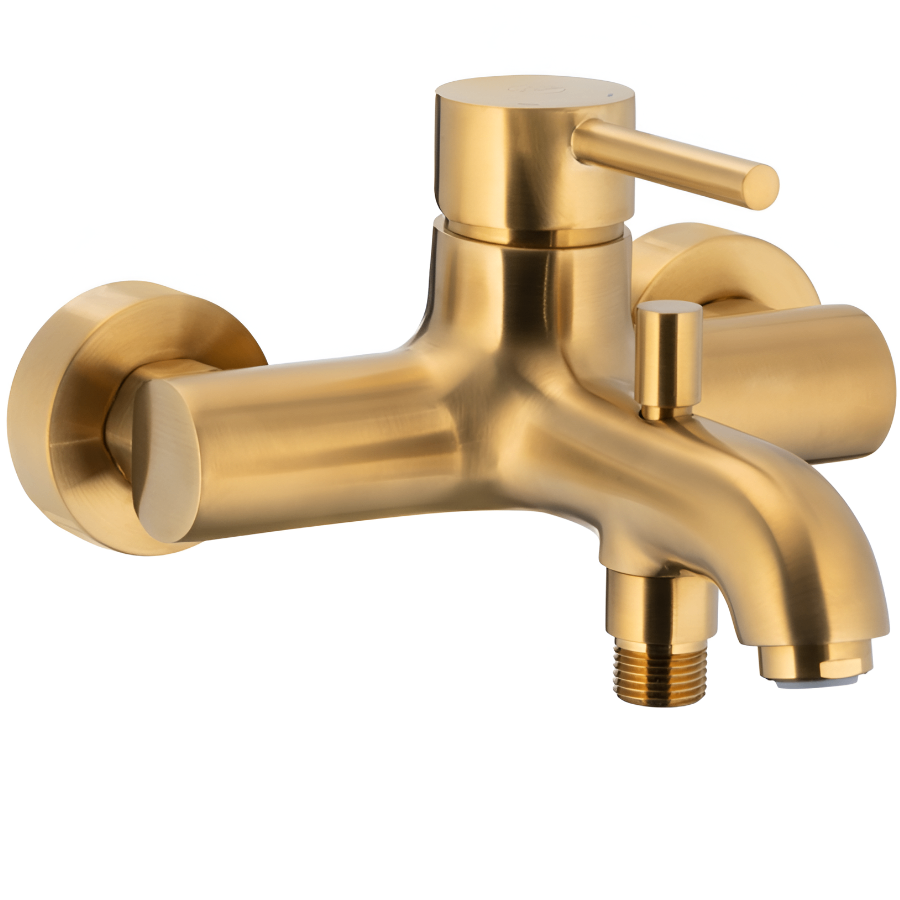 Смеситель для ванны KFA Armatura Moza однорычажный Золотой матовый (5034-010-31)