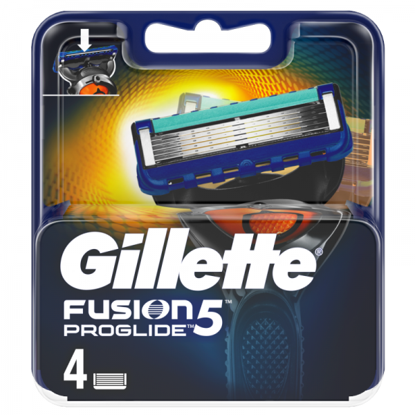 Картриджи сменные для бритья Fusion5 мужские Gillette Fusion 5 ProGlide 4 шт.