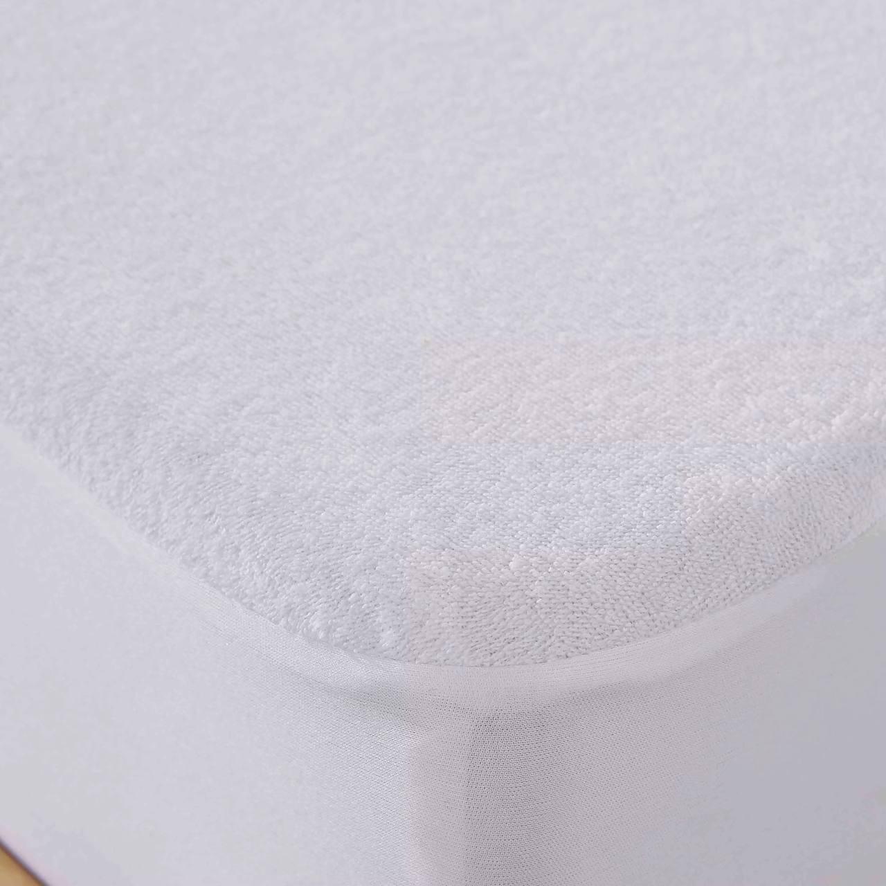 Наматрасник махровый с резинкой по периметру водонепроницаемый 200х200 см (NM015)