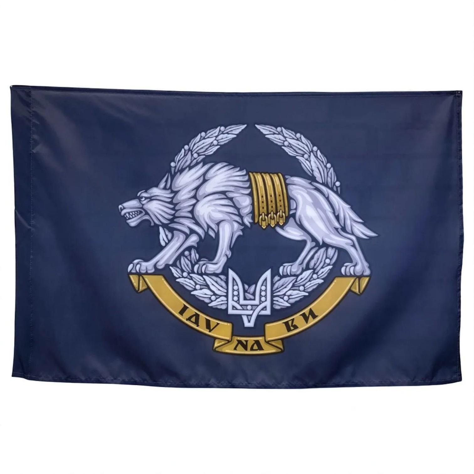 Прапор Сил спеціальних операцій з емблемою