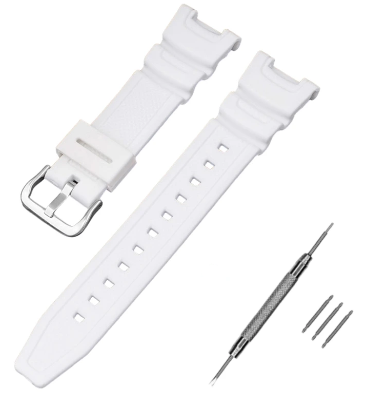 Ремінець для Casio SGW-100 White SI (4006)