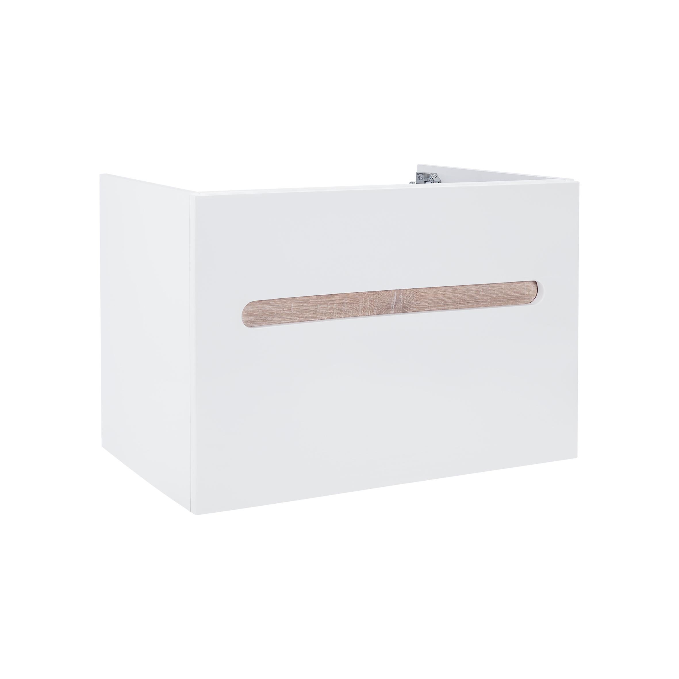 Тумба под умывальник подвесная Q-tap Virgo QT1874TPА801WWO 80x54x45,5 см Белый (96900)