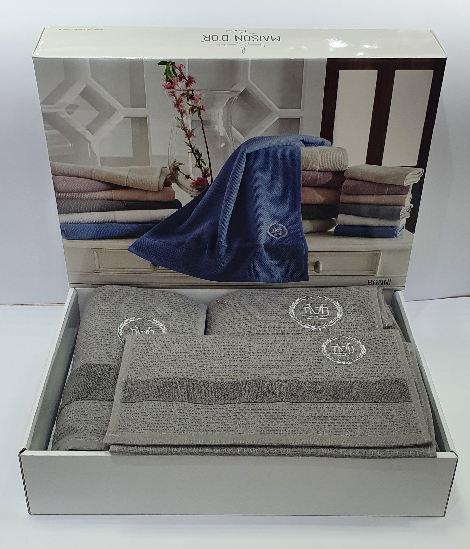 Набор полотенец Maison D'or 3 шт. Bonni Grey (CN3850)