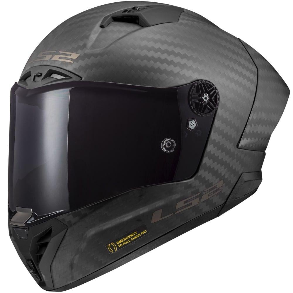 Мотошлем LS2 FF805 Thunder C GP Aero Spoiler M Matt Black (26177)