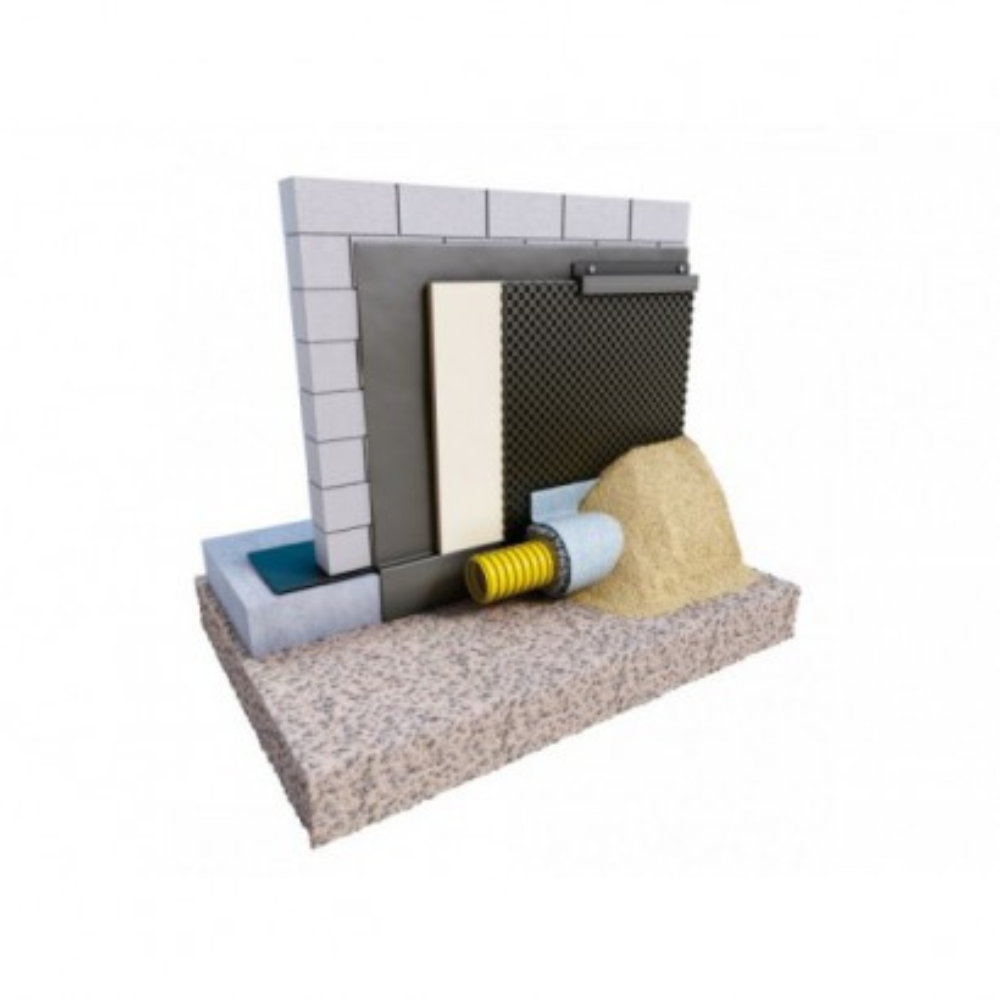 Профиль для крепления дренажной мембраны к фундаменту 2 м (340054) - фото 5