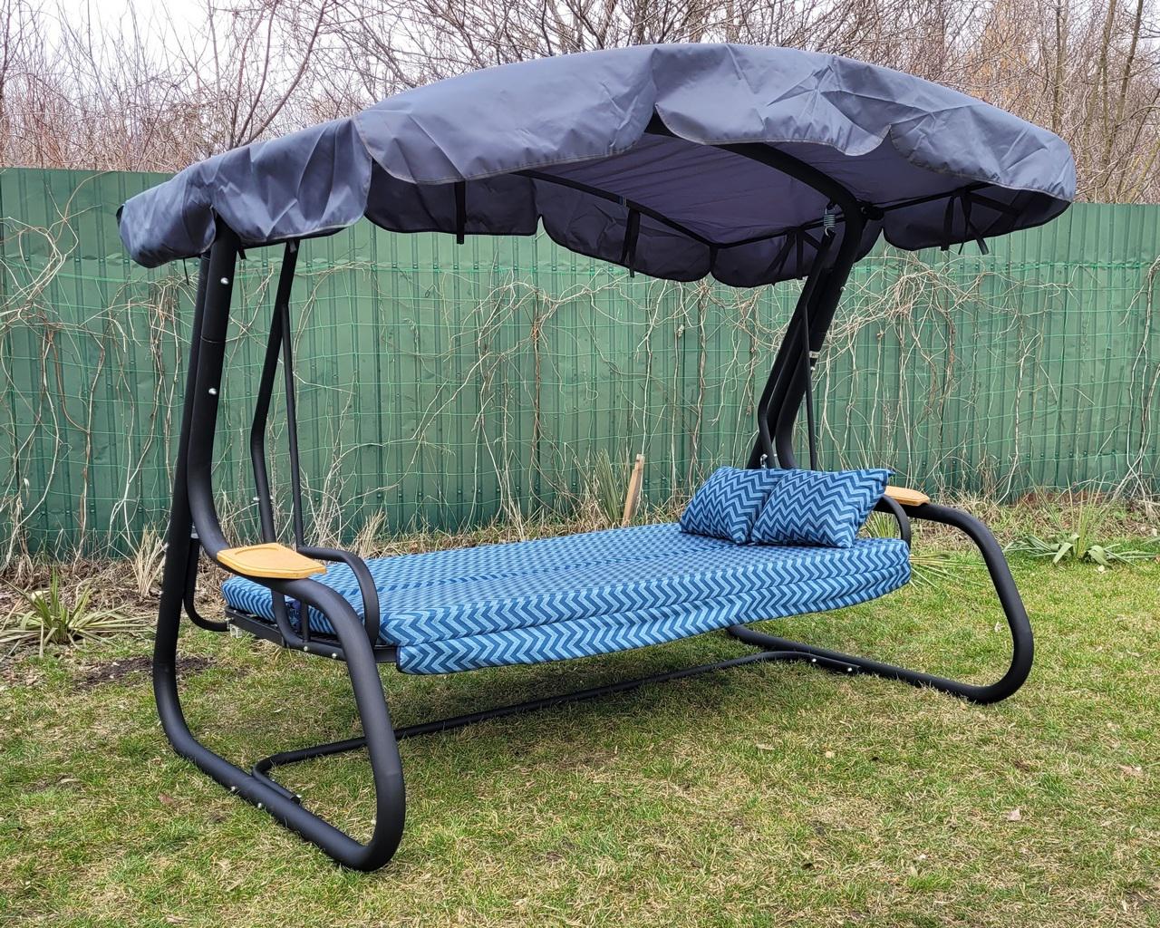 Садова гойдалка GreenGard "Чорна перлина" (Арт.041) - фото 5 Садова гойдалка GreenGard "Чорна перлина" (Арт.041) - фото 5