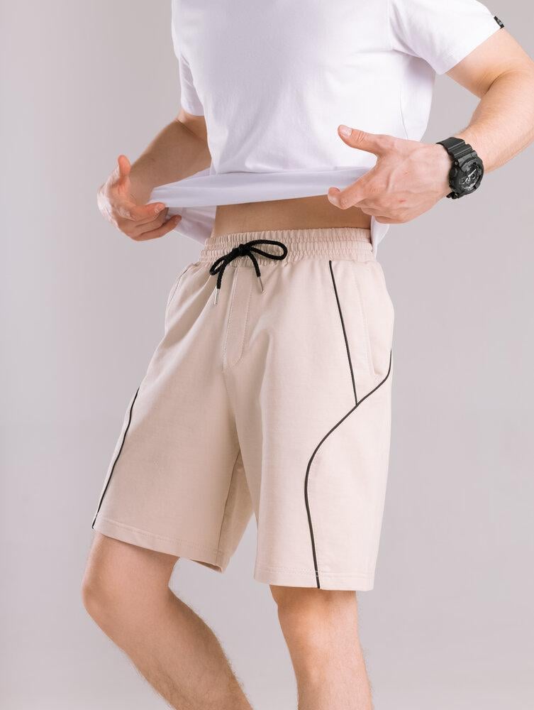 Шорты мужские Pobedov Shape летние повседневные L Бежевый (26442/1/3)